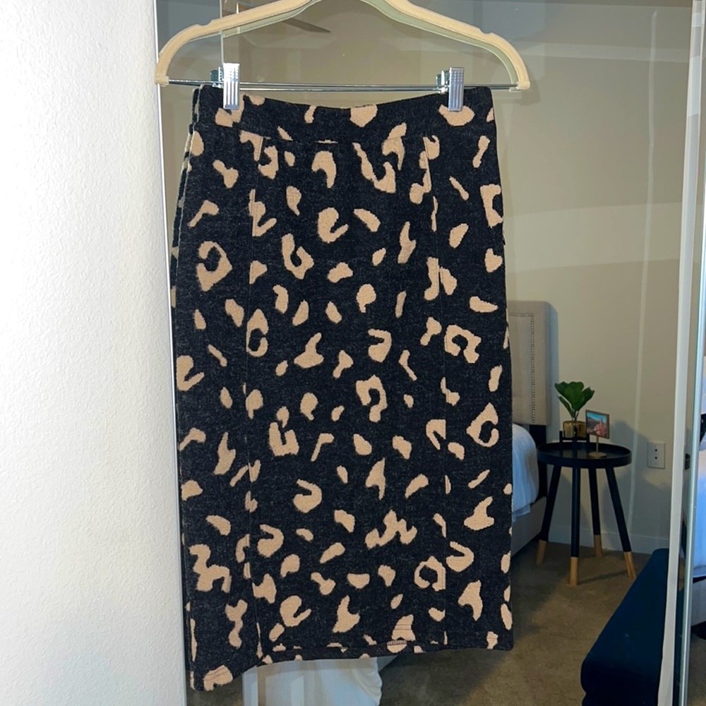Anthropologie | Maeve | Leopard Print Pencil Skirt | Size XS